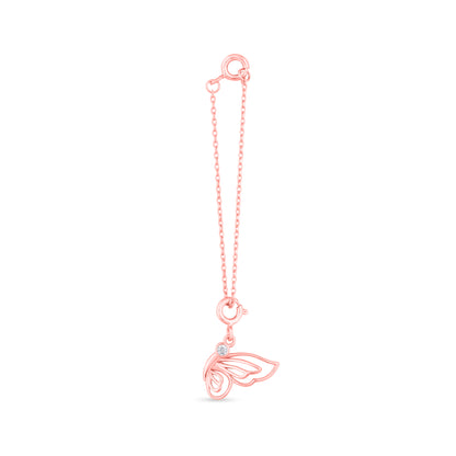 Butterfly Whisper Rose Gold Charm