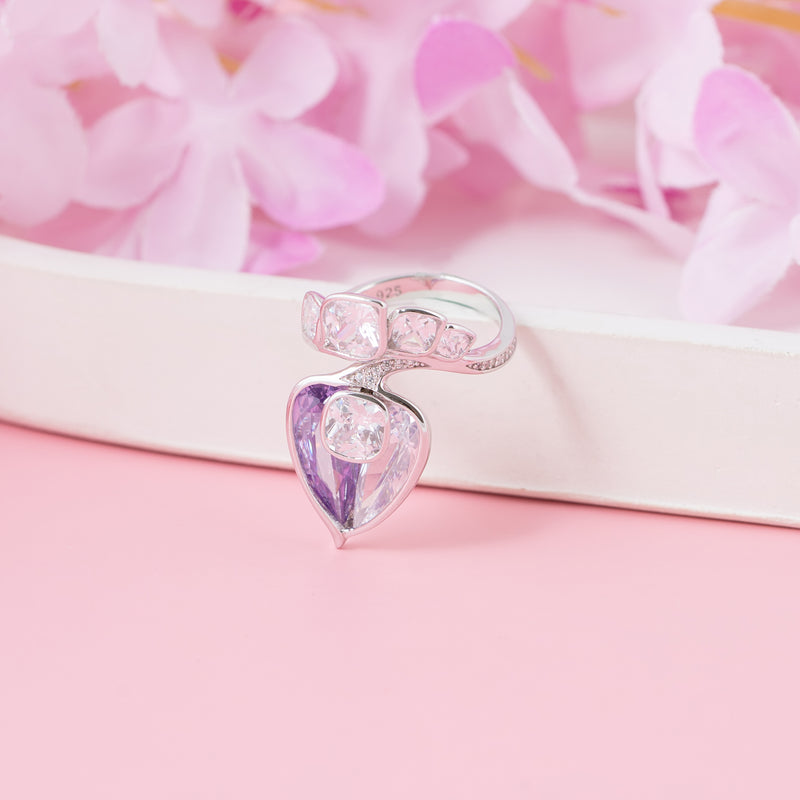 Amethyst Aurora Ring