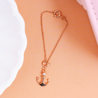 Anchor of Sync Rose Gold Charm