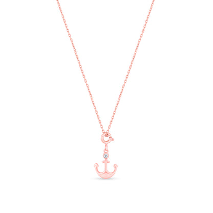 Anchor of Sync Rose Gold Charm