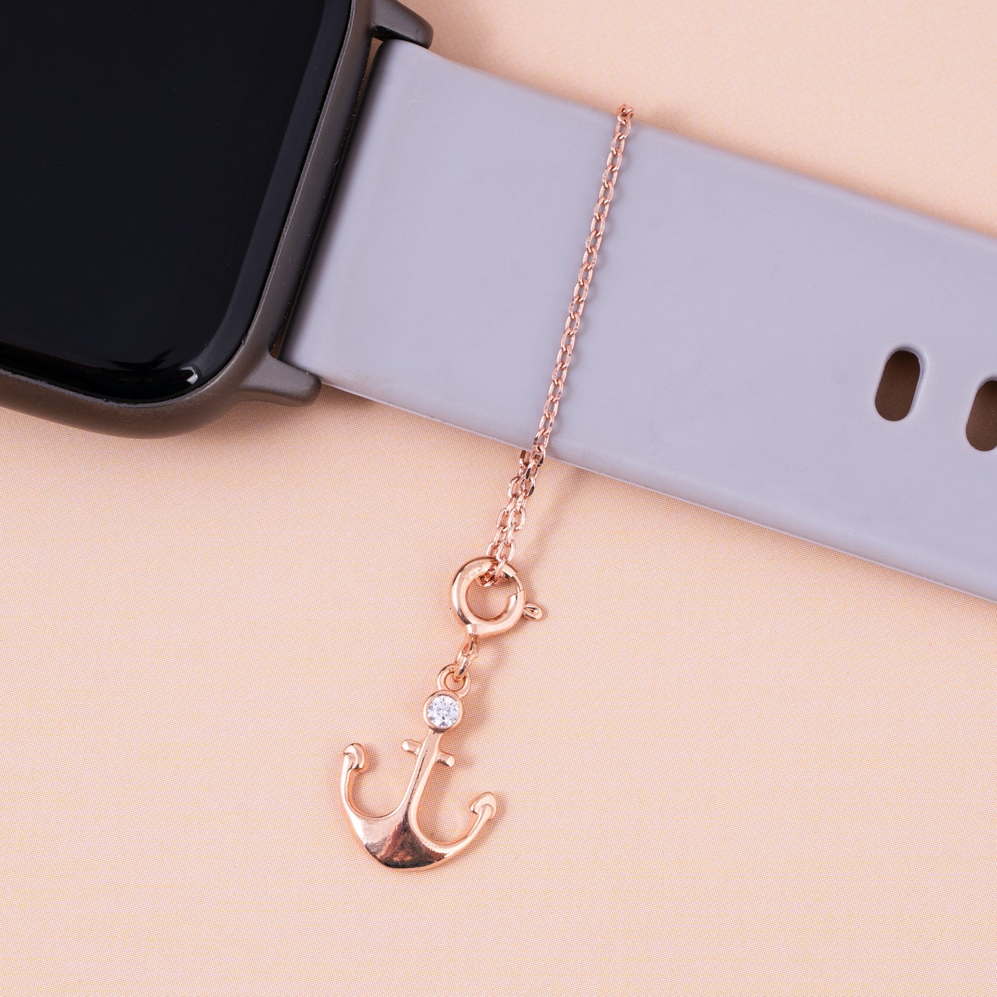 Anchor of Sync Rose Gold Charm
