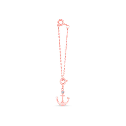 Anchor of Sync Rose Gold Charm