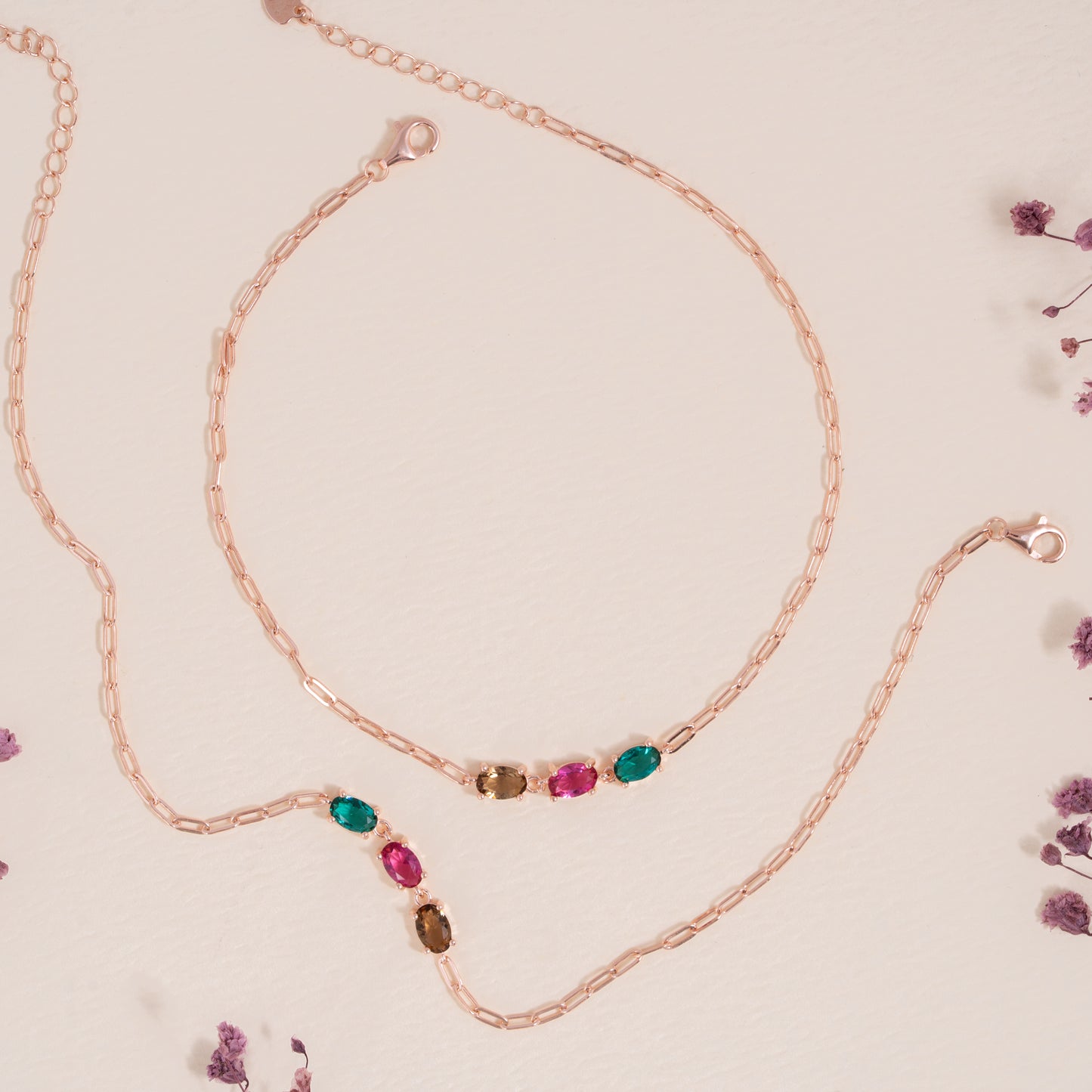 Radiant Trio Anklet