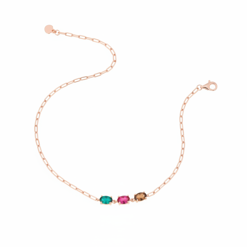 Radiant Trio Anklet
