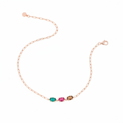 Radiant Trio Anklet