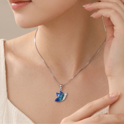 Azure Butterfly Sterling Silver Jewellery Set