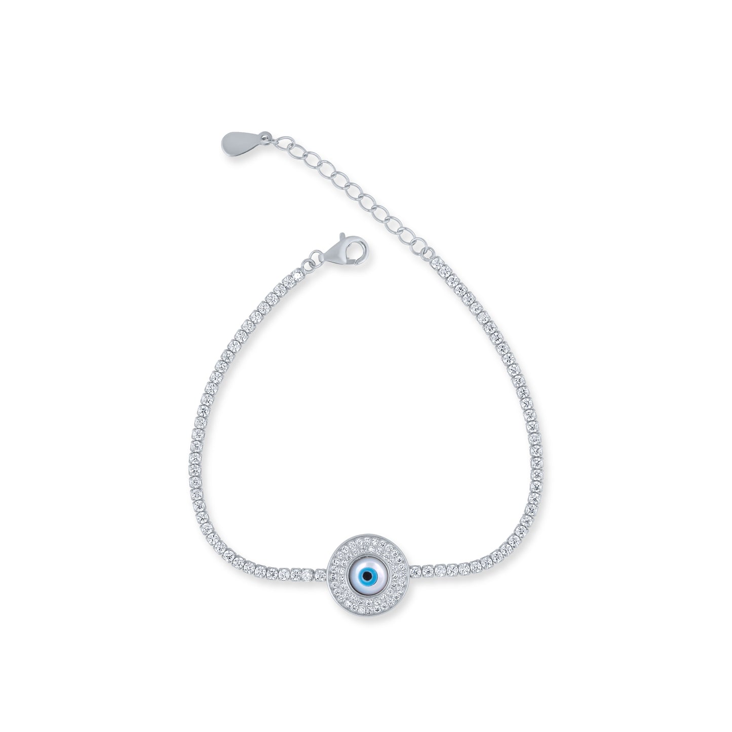 Silver Radiant Gaze Bracelet