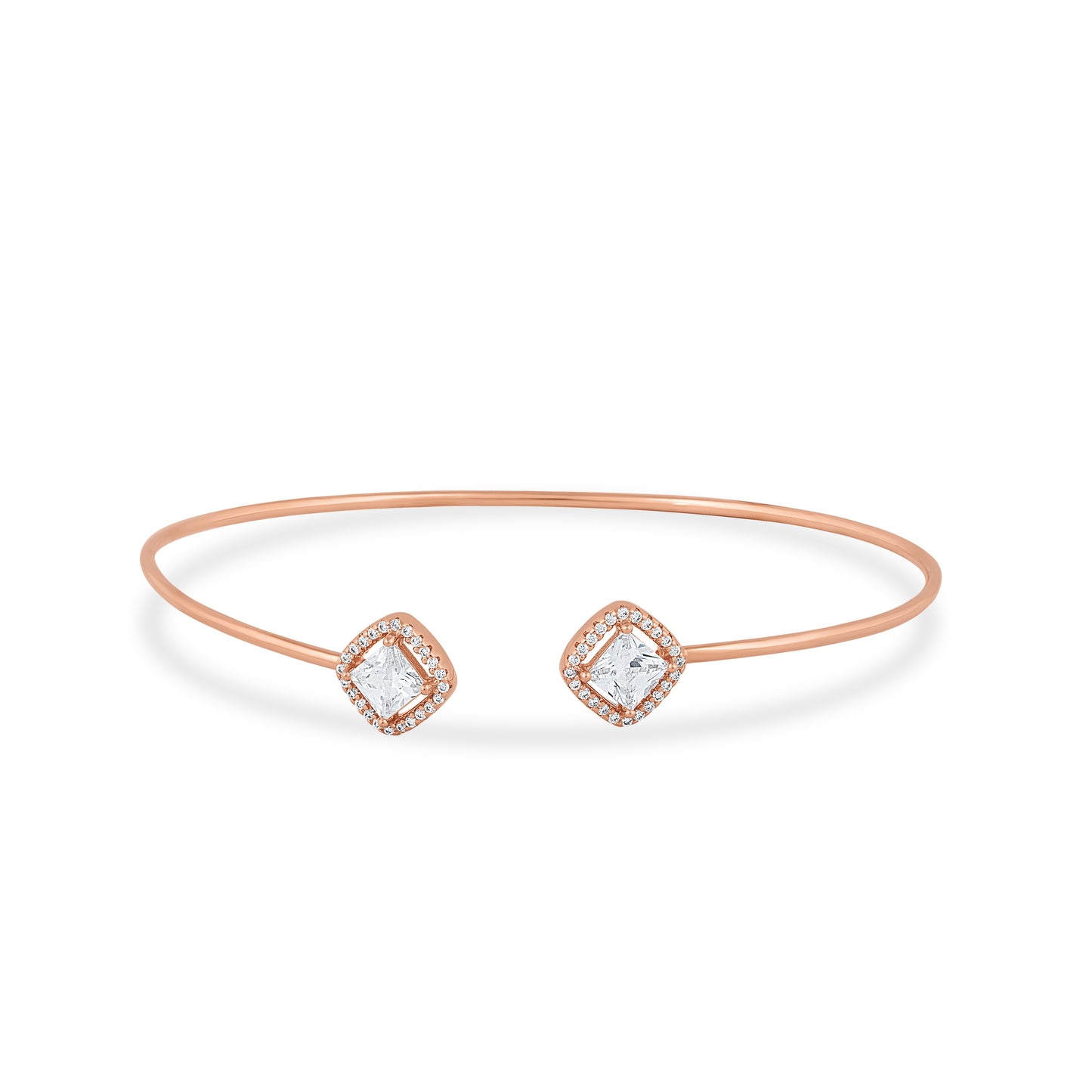 Twin Spark Bangle Bracelet