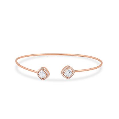 Twin Spark Bangle Bracelet
