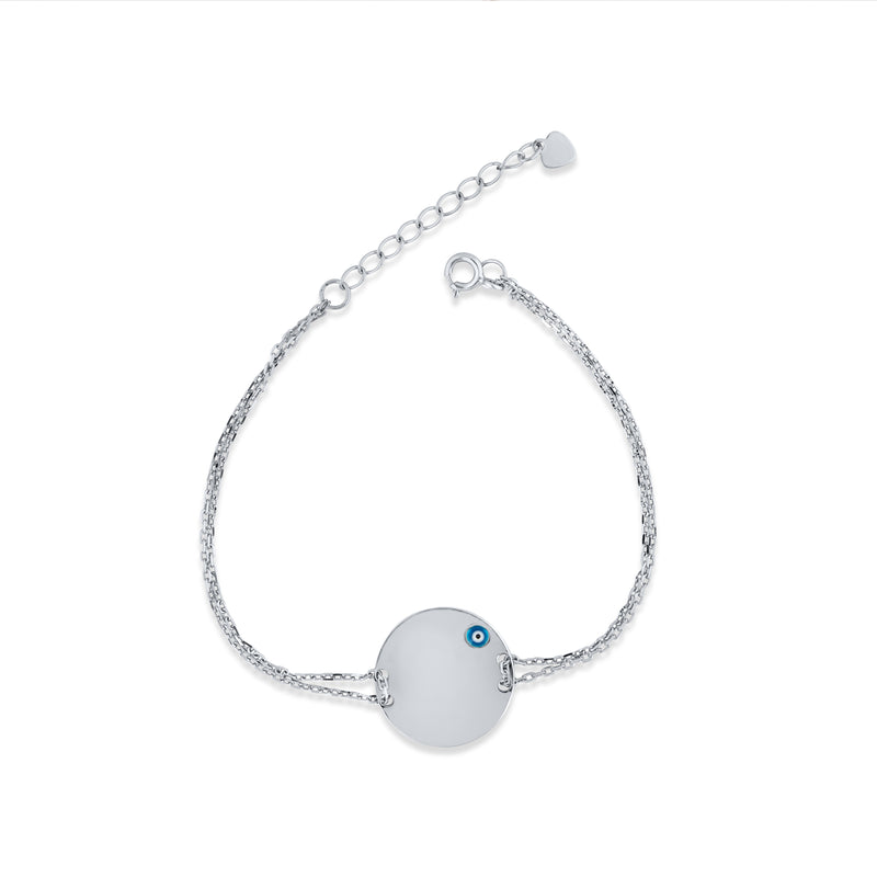 Guardian Gaze Silver Bracelet