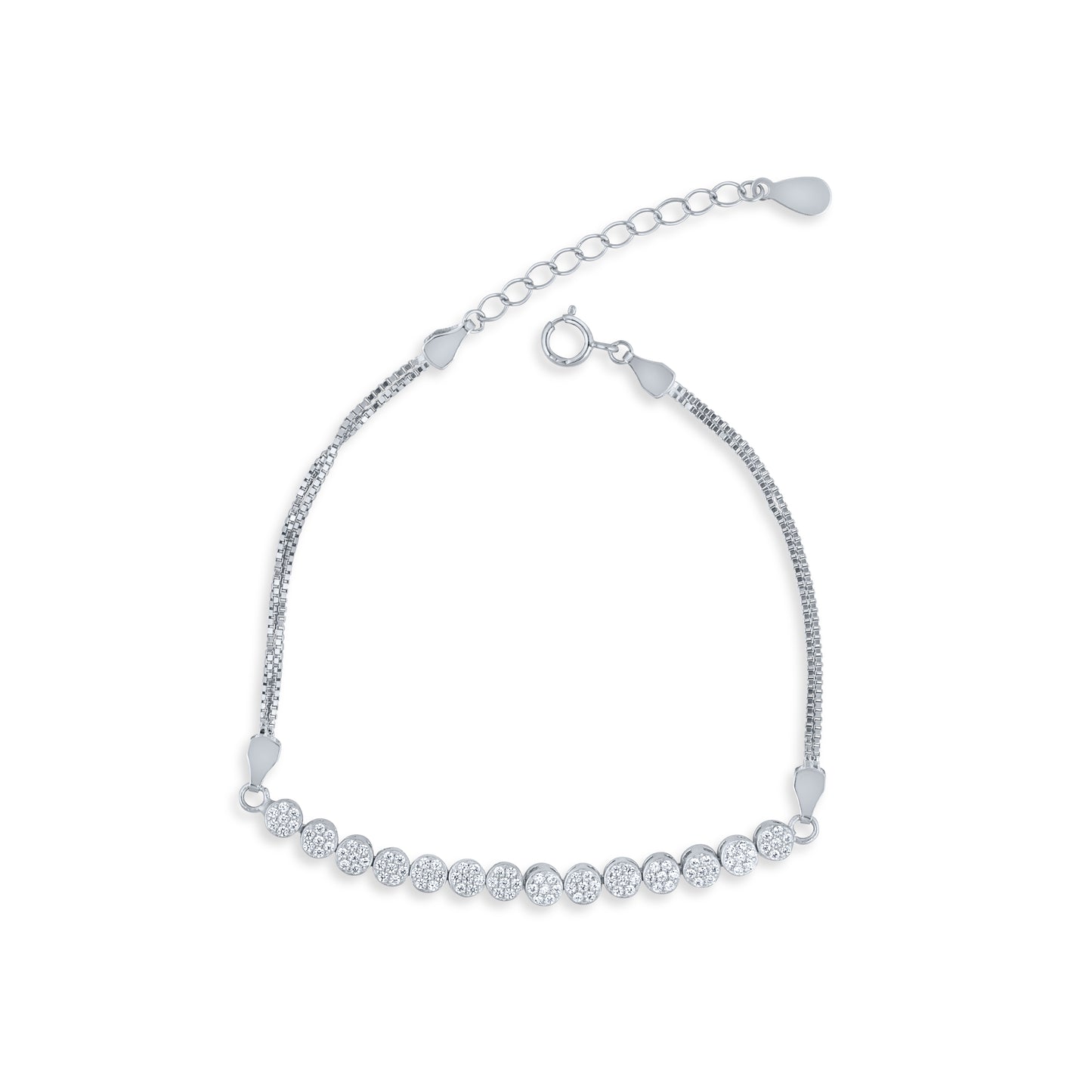 Luminous Cascade Bracelet