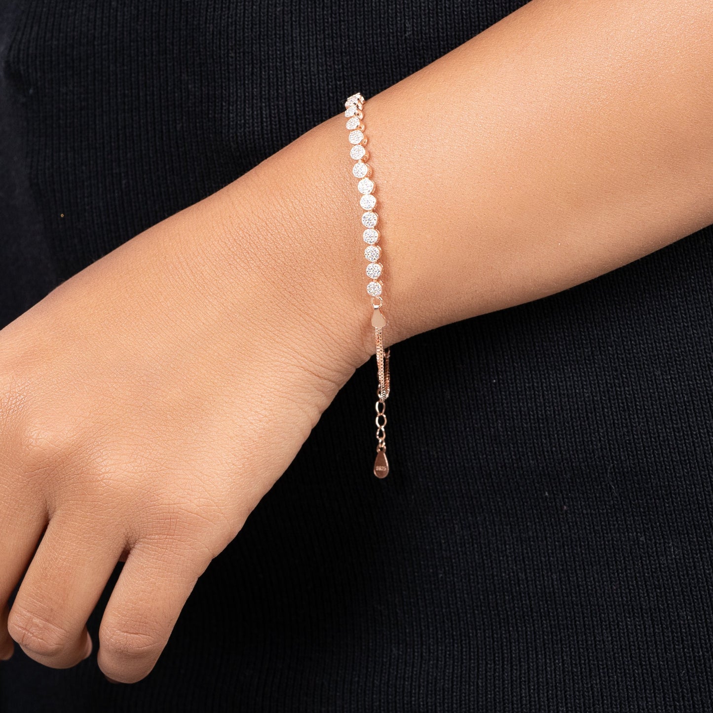 Luminous Cascade Bracelet