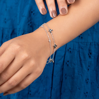 Noir Butterfly Bracelet