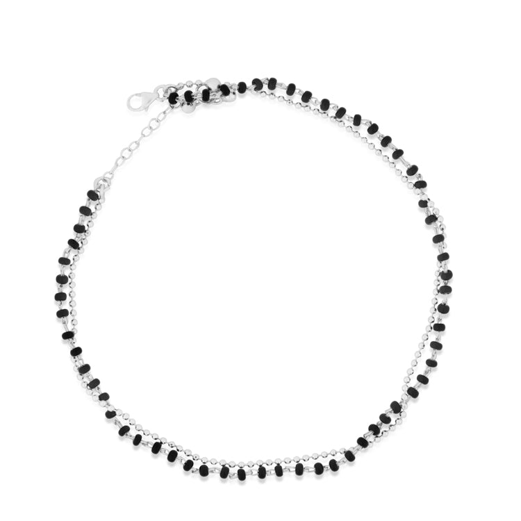 Black beauty Anklet