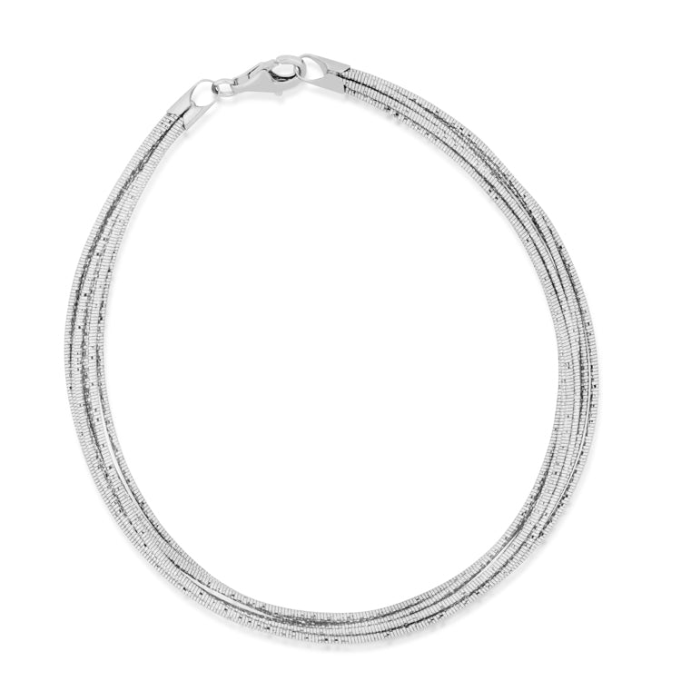 925 Silver Flow Anklet | 925 Certified Sterling Silver | For Girls & Women | Everyday wear for Women
