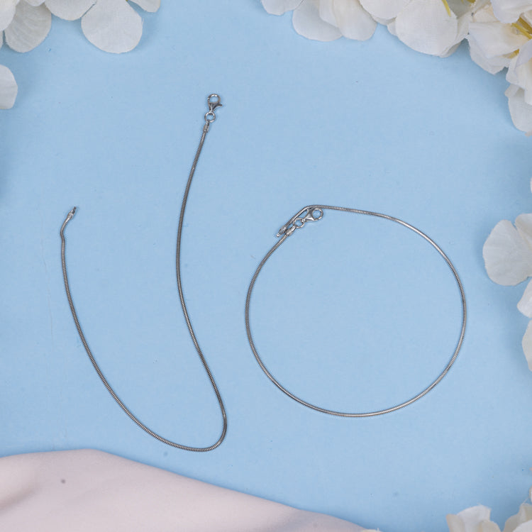 Alice Silver Anklet