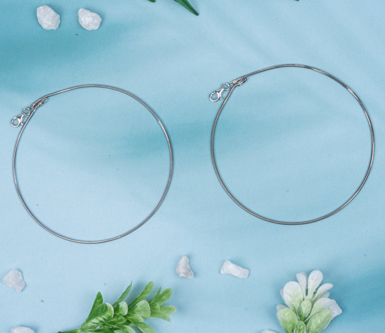 Alice Silver Anklet
