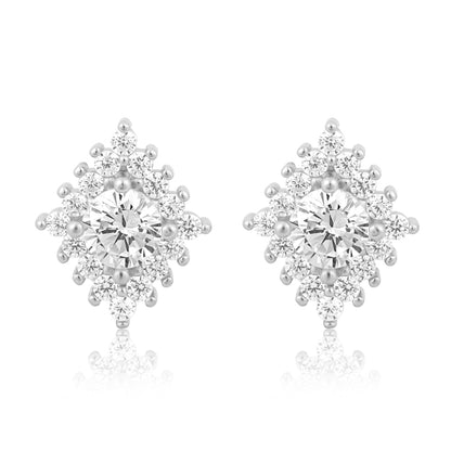 Trouble in Paradise Silver Earrings