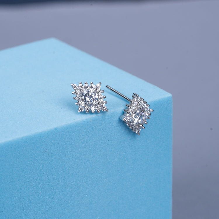 Trouble in Paradise Silver Earrings