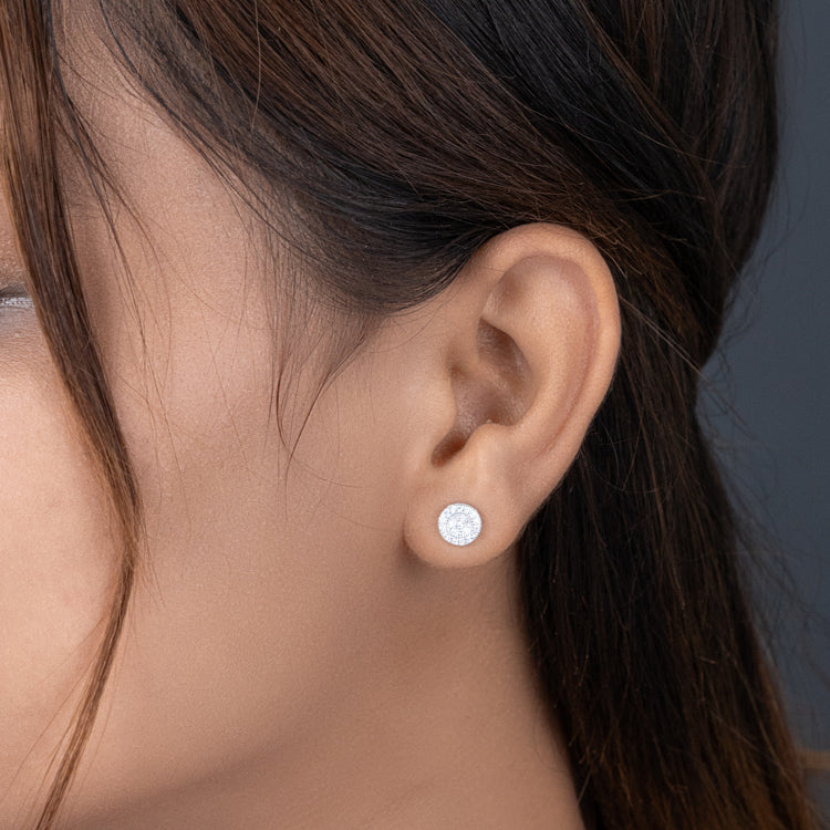 Aureole Silver Earrinngs
