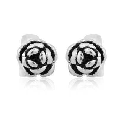 Flower Power Silver Earrings