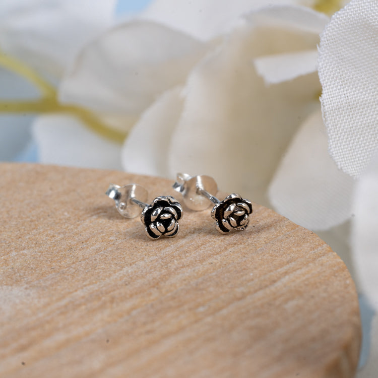 Flower Power Silver Earrings