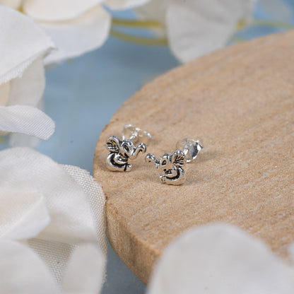 Trunk Tales Silver Earrings