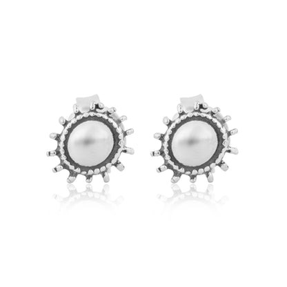 Tuscan Sunset Silver Earrings