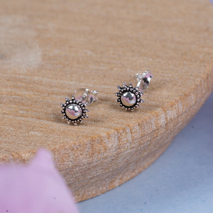Tuscan Sunset Silver Earrings