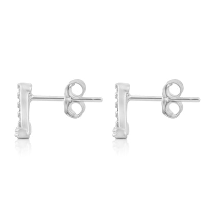 Prism Effect Silver Earrings