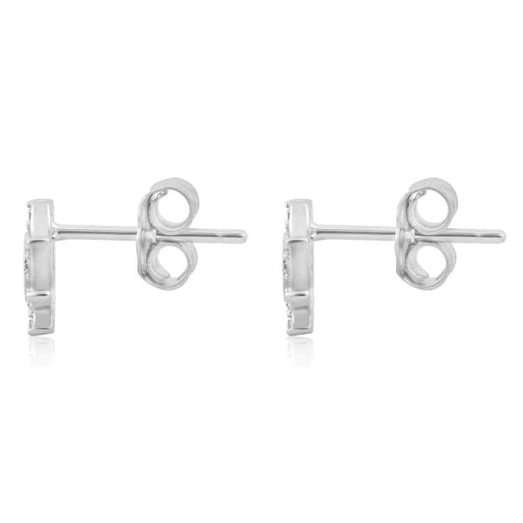 Snow Show Silver Earrings