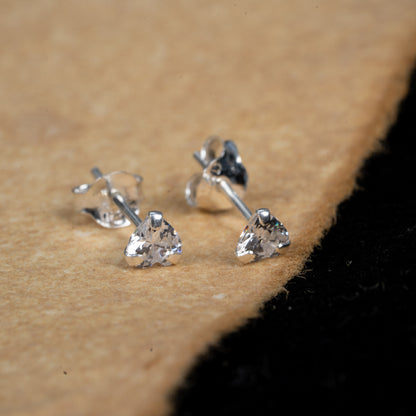 I Heart U Silver Earrings