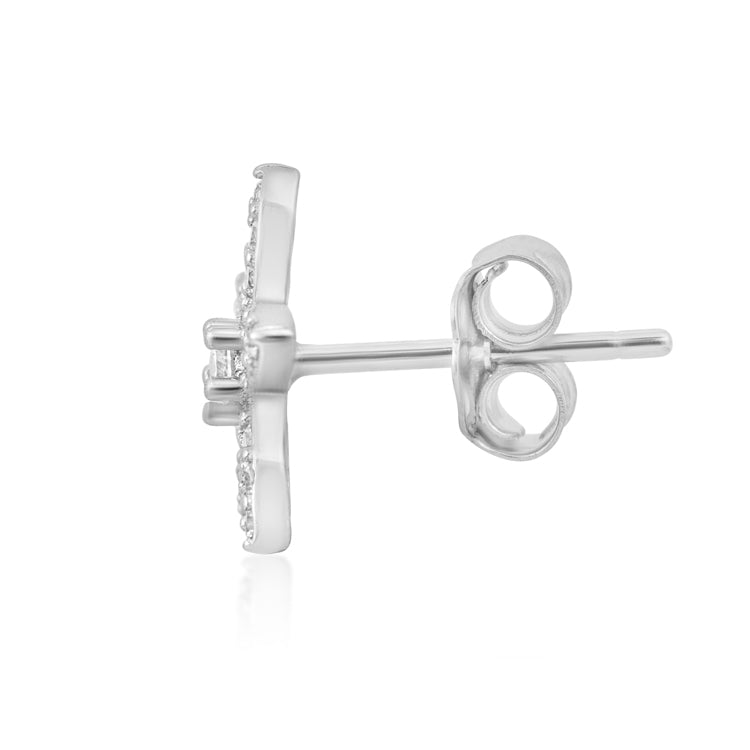 Plumeria Princess Silver Earrings