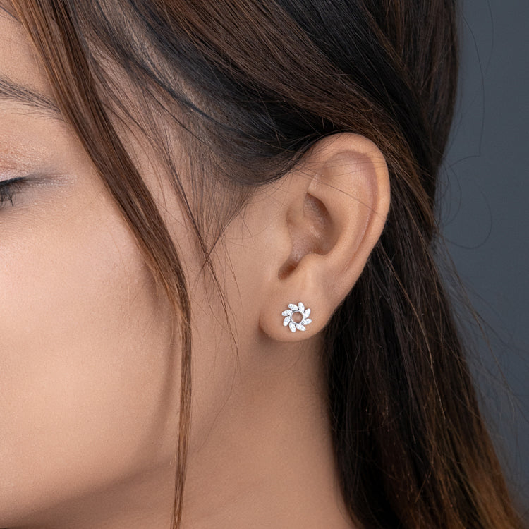 Eclipse Silver Earrings