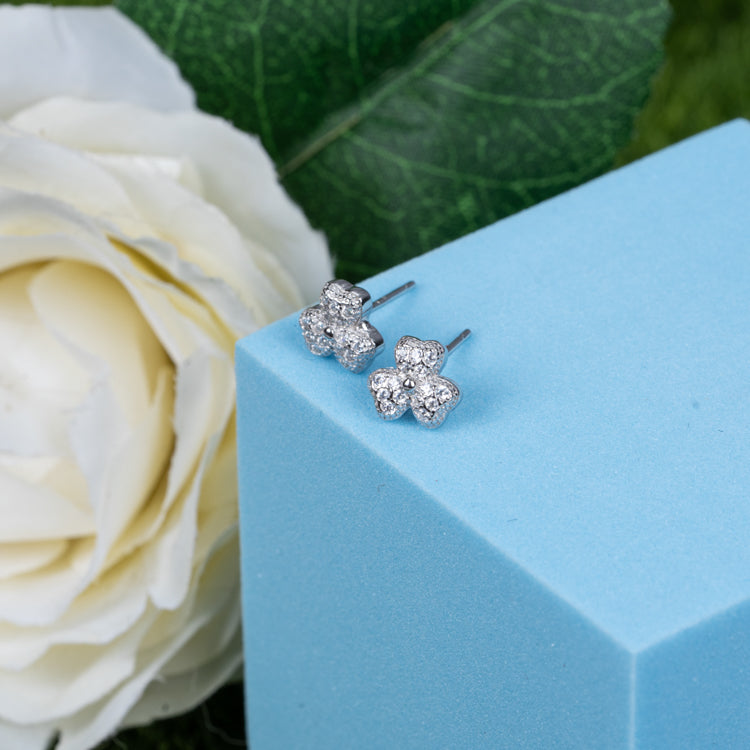 Trinity Silver Earring