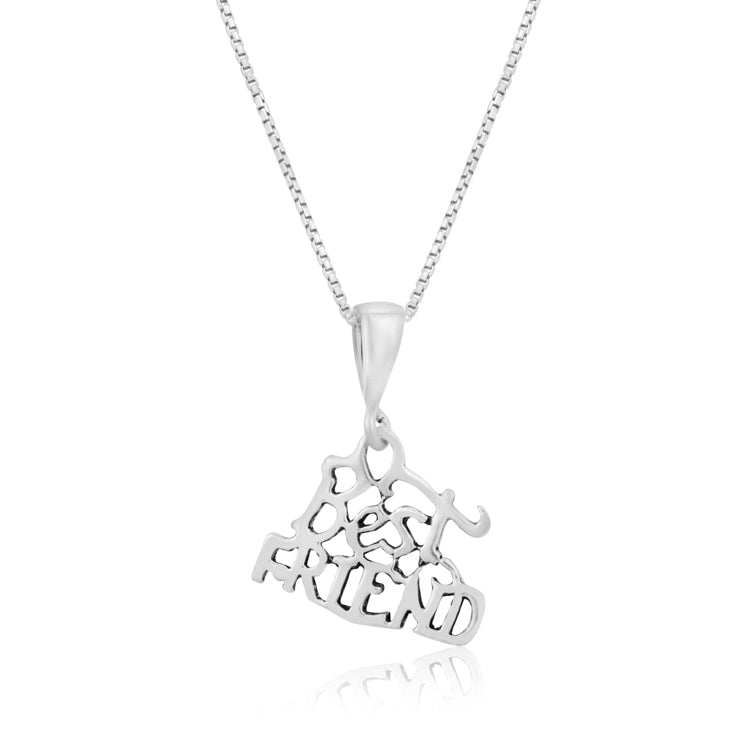 BFF Silver Necklace