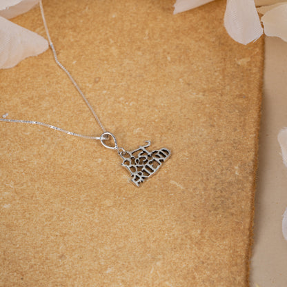 BFF Silver Necklace