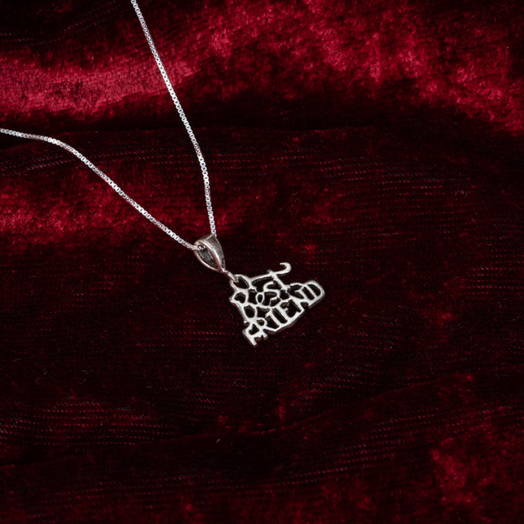 BFF Silver Necklace