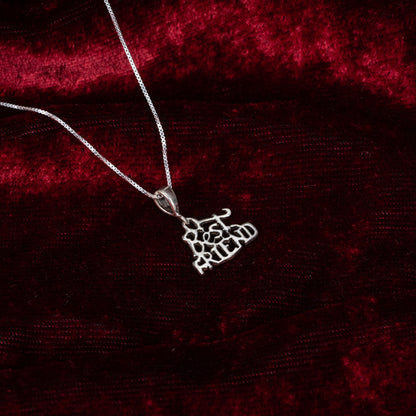 BFF Silver Necklace