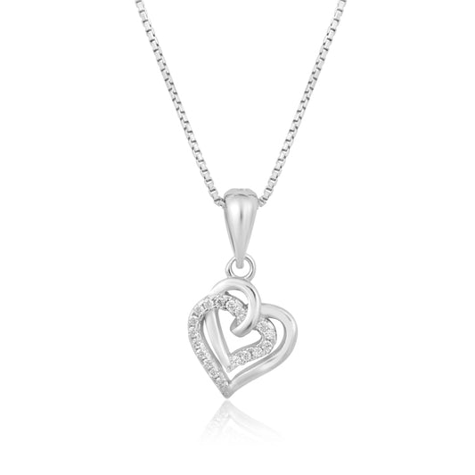 Lovebirds Sterling Silver Necklace