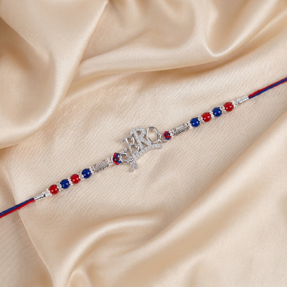 BRO Charm Sterling Silver Rakhi