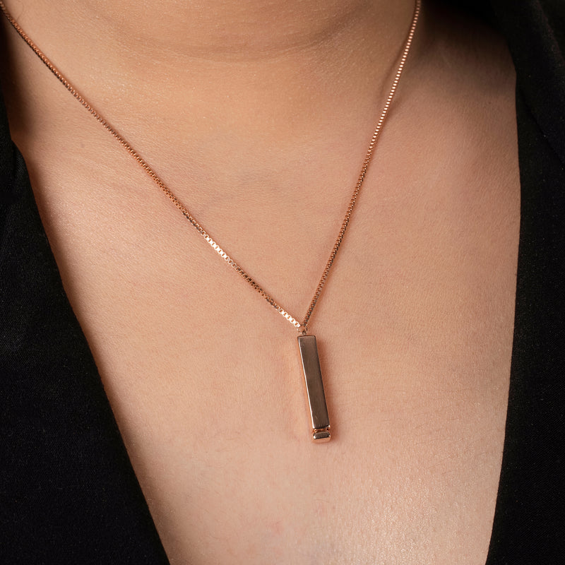 Bar of You Personalised Pendant Necklace