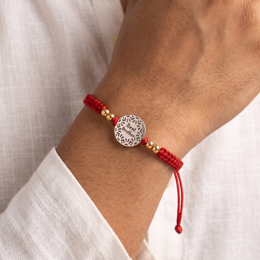 Best Brother Silver Rakhi