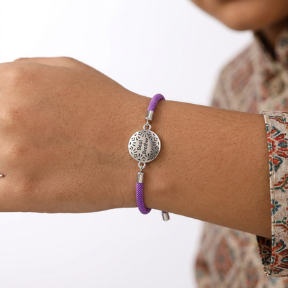 Best Brother Silver Rakhi