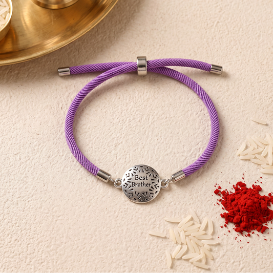 Best Brother Silver Rakhi