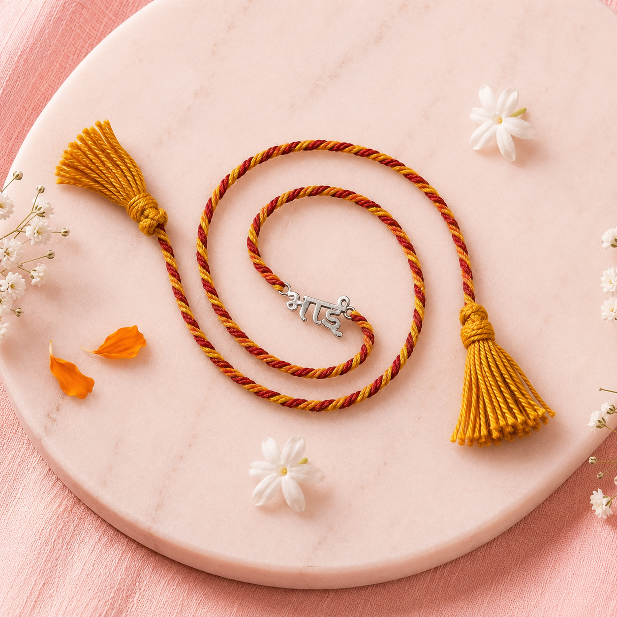 Bhai Grace Silver Rakhi