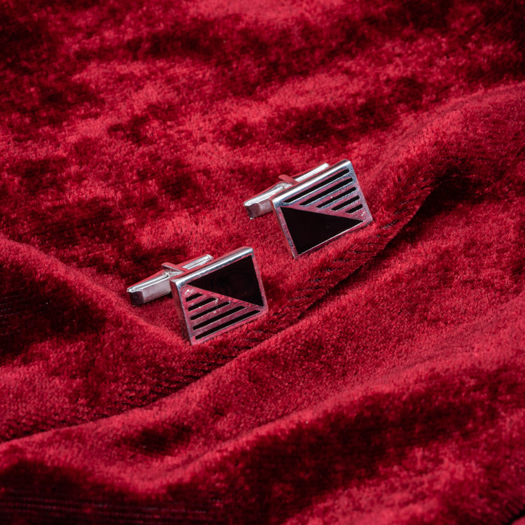 Blackjack Silver Cufflinks