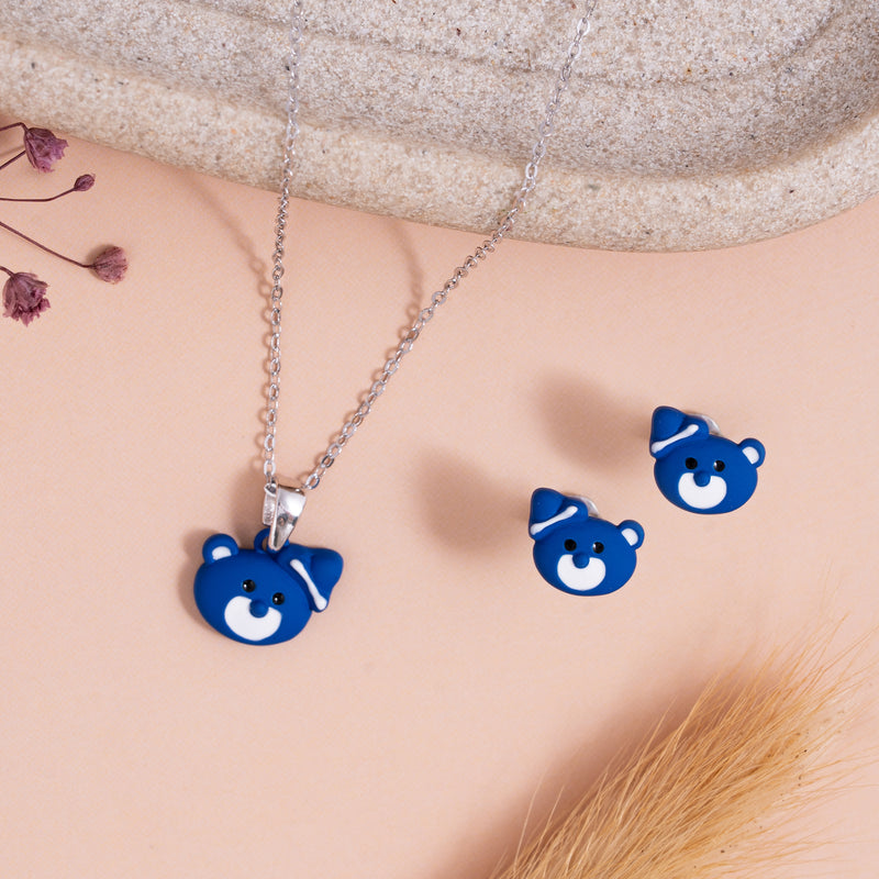 Blue Teddy Joy Set