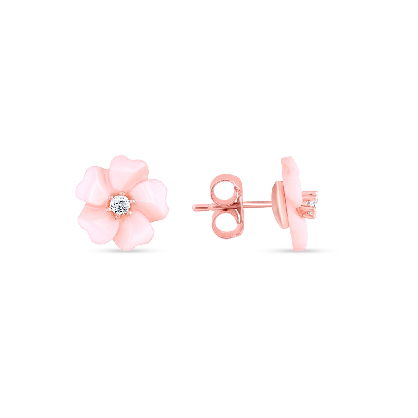 Blush Bloom Studs