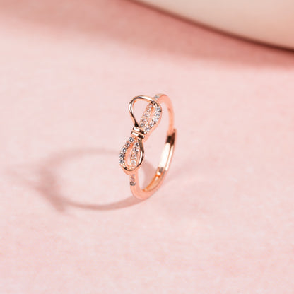 Blushing Bow Ring